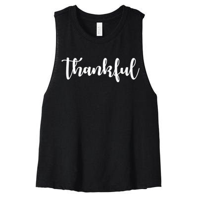 Thankful Women's Racerback Cropped Tank