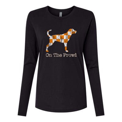 Tennessee TN Hound On The Prowl Vol Dog Knoxville Fan Game Gift Womens Cotton Relaxed Long Sleeve T-Shirt