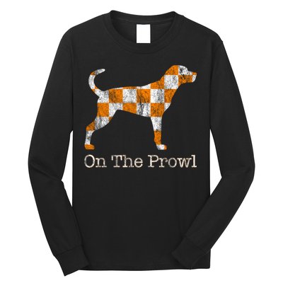 Tennessee TN Hound On The Prowl Vol Dog Knoxville Fan Game Gift Long Sleeve Shirt