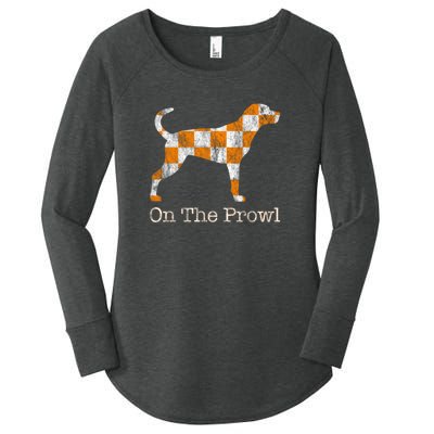 Tennessee TN Hound On The Prowl Vol Dog Knoxville Fan Game Gift Women's Perfect Tri Tunic Long Sleeve Shirt