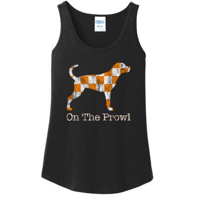 Tennessee TN Hound On The Prowl Vol Dog Knoxville Fan Game Gift Ladies Essential Tank