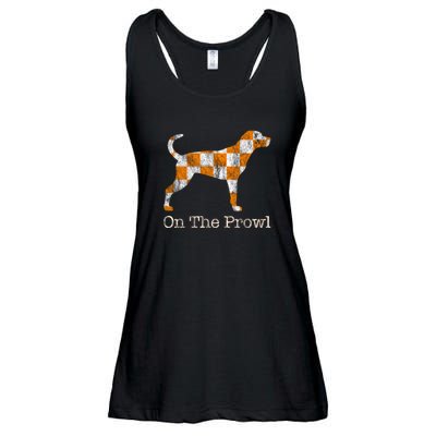 Tennessee TN Hound On The Prowl Vol Dog Knoxville Fan Game Gift Ladies Essential Flowy Tank