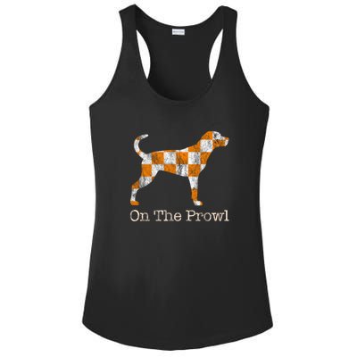 Tennessee TN Hound On The Prowl Vol Dog Knoxville Fan Game Gift Ladies PosiCharge Competitor Racerback Tank