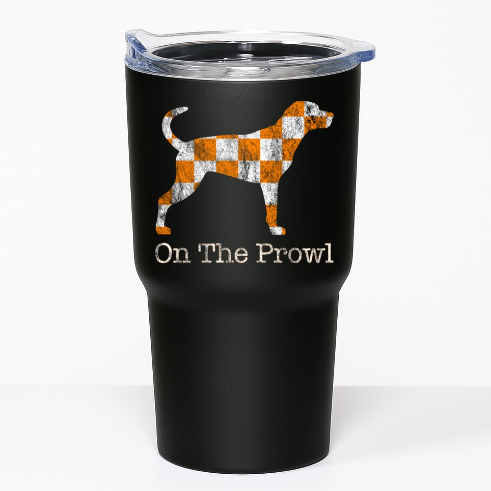 Tennessee TN Hound On The Prowl Vol Dog Knoxville Fan Game Gift Tumbler