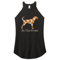 Tennessee TN Hound On The Prowl Vol Dog Knoxville Fan Game Gift Women's Perfect Tri Rocker Tank