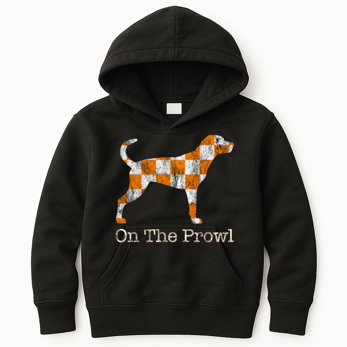 Tennessee TN Hound On The Prowl Vol Dog Knoxville Fan Game Gift Kids Hoodie