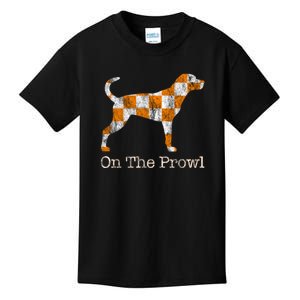 Tennessee TN Hound On The Prowl Vol Dog Knoxville Fan Game Gift Kids T-Shirt