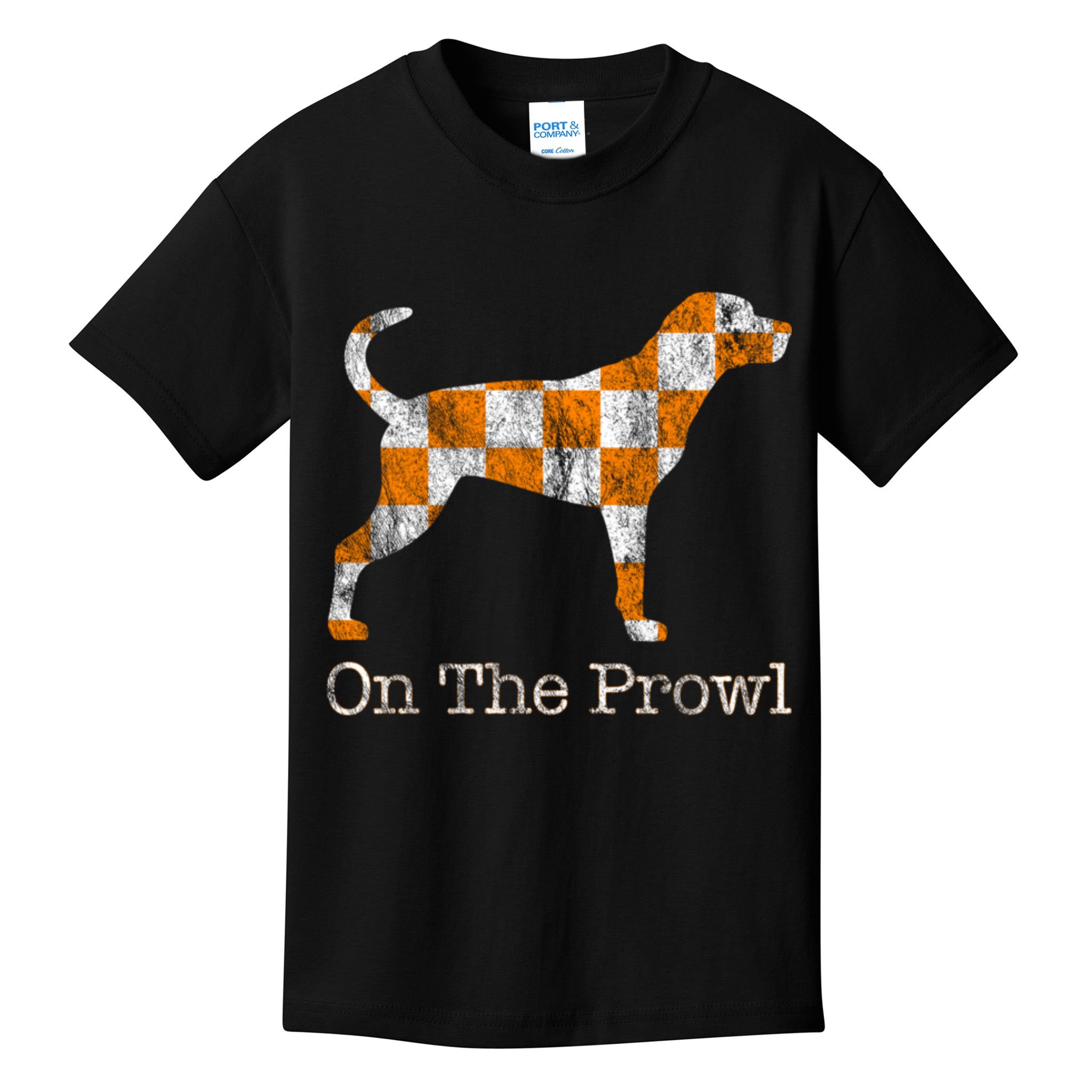 Tennessee TN Hound On The Prowl Vol Dog Knoxville Fan Game Gift Kids T-Shirt