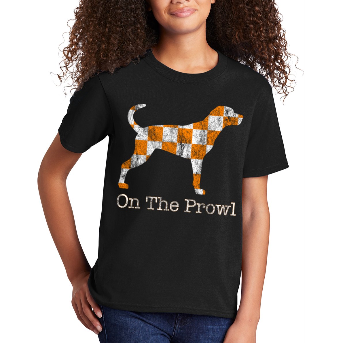 Tennessee TN Hound On The Prowl Vol Dog Knoxville Fan Game Gift Kids T-Shirt