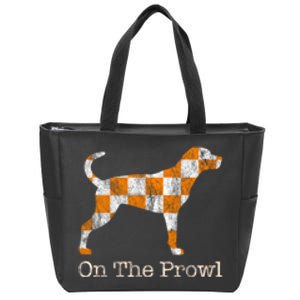 Tennessee TN Hound On The Prowl Vol Dog Knoxville Fan Game Gift Zip Tote Bag