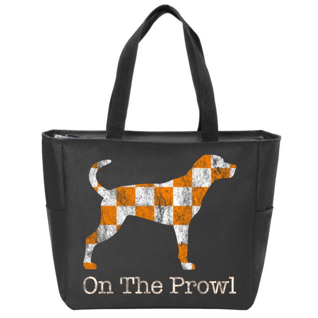 Tennessee TN Hound On The Prowl Vol Dog Knoxville Fan Game Gift Zip Tote Bag