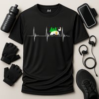 Teardrop Trailer Heartbeat Camping Pulse Line EKG RV Performance Shirt