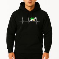 Teardrop Trailer Heartbeat Camping Pulse Line EKG RV Hoodie