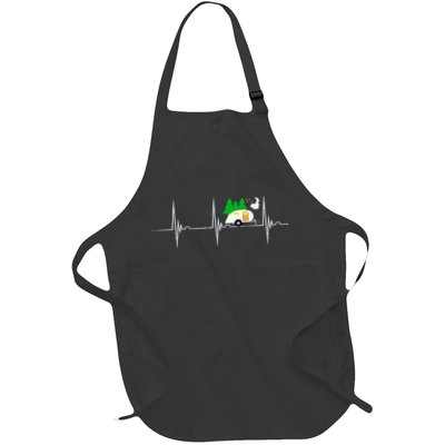 Teardrop Trailer Heartbeat Camping Pulse Line EKG RV Apron