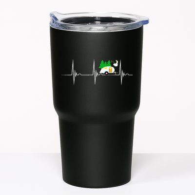 Teardrop Trailer Heartbeat Camping Pulse Line EKG RV Tumbler