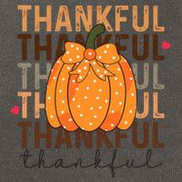 Thanksgiving Cotton Canvas Backpack