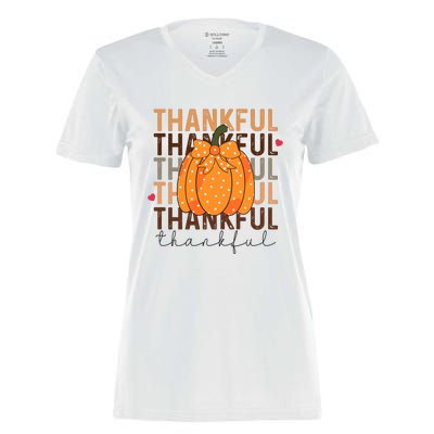 Thanksgiving Women's Momentum V-Neck T-Shirt