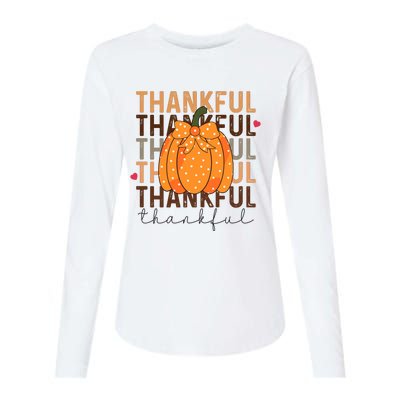 Thanksgiving Womens Cotton Relaxed Long Sleeve T-Shirt