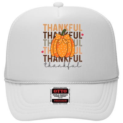 Thanksgiving High Crown Mesh Back Trucker Hat