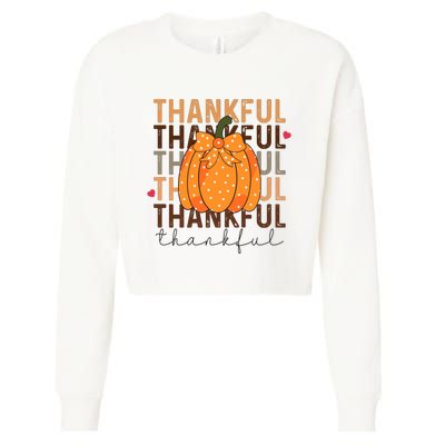 Thanksgiving Cropped Pullover Crew