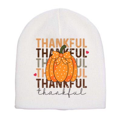 Thanksgiving Short Acrylic Beanie