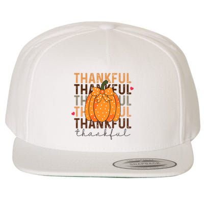 Thanksgiving Wool Snapback Cap