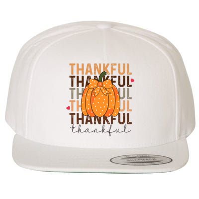 Thanksgiving Wool Snapback Cap