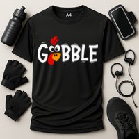 Turkey Trot Hilarious Thanksgiving Gathering Cooling Performance Crew T-Shirt