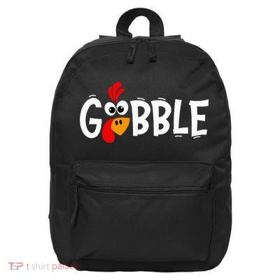 Turkey Trot Hilarious Thanksgiving Gathering 16 in Basic Backpack