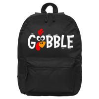 Turkey Trot Hilarious Thanksgiving Gathering 16 in Basic Backpack