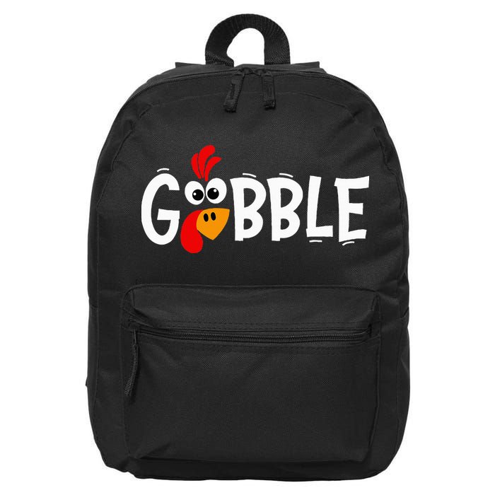 Turkey Trot Hilarious Thanksgiving Gathering 16 in Basic Backpack