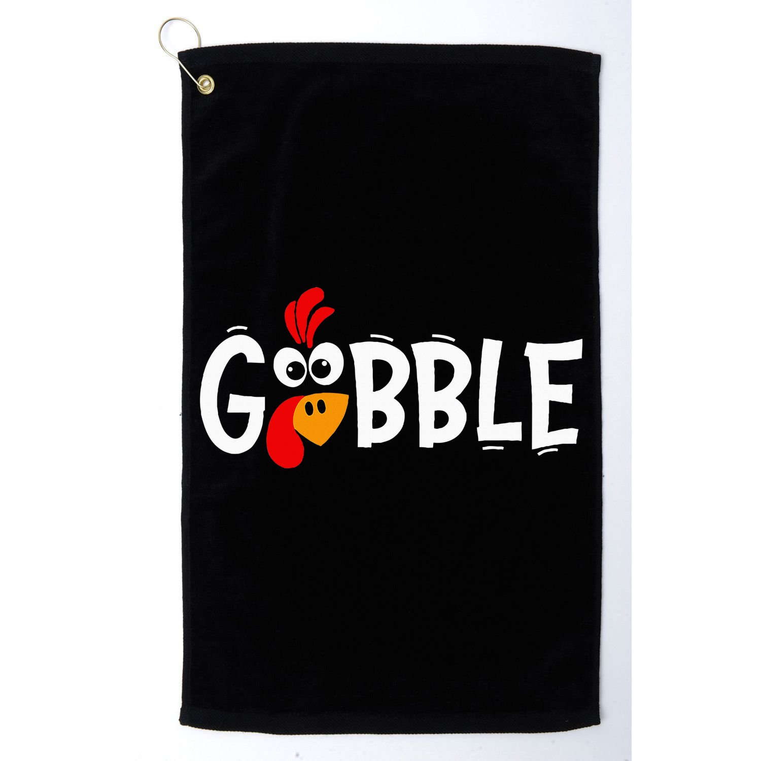 Turkey Trot Hilarious Thanksgiving Gathering Golf Towel