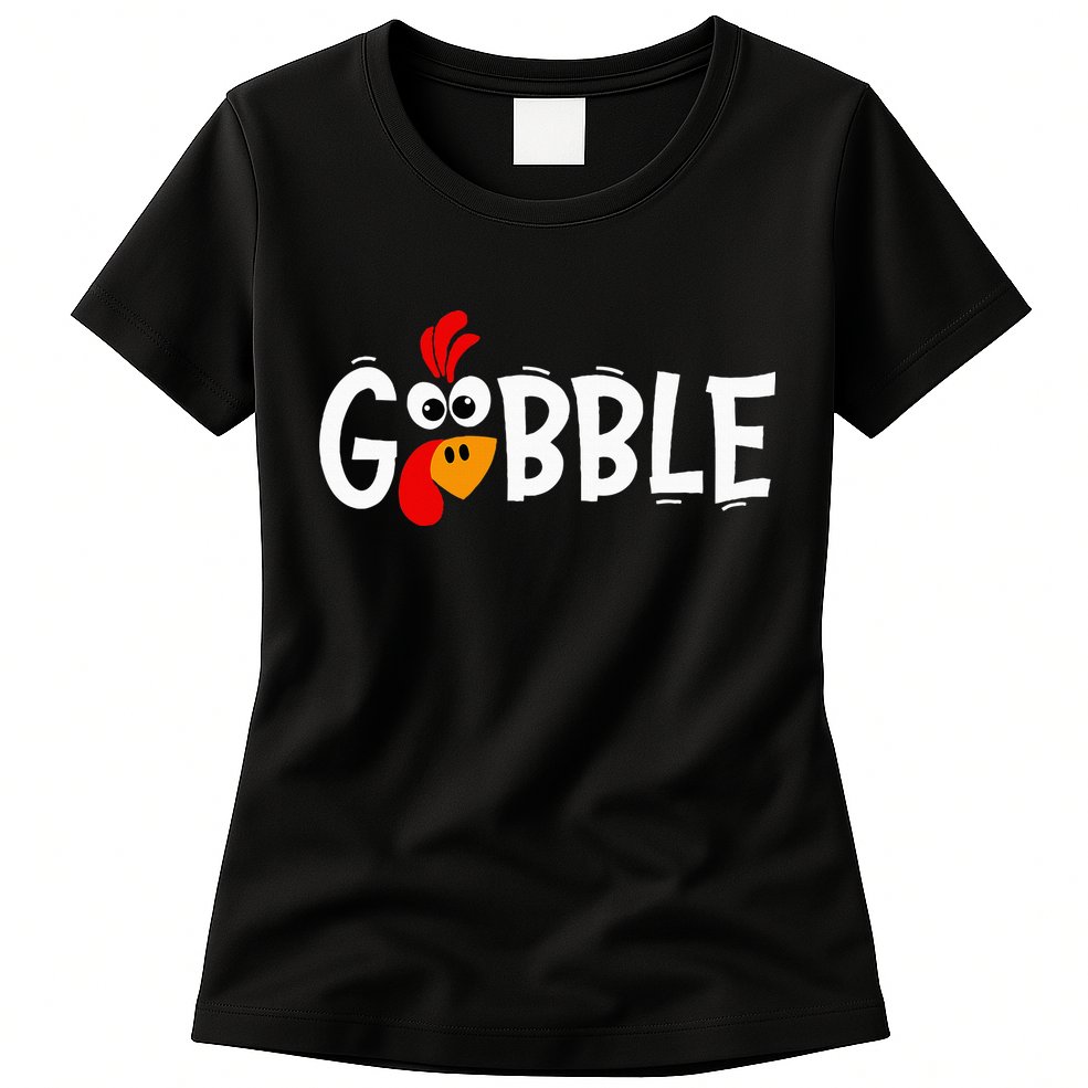 Turkey Trot Hilarious Thanksgiving Gathering Womens T-Shirt