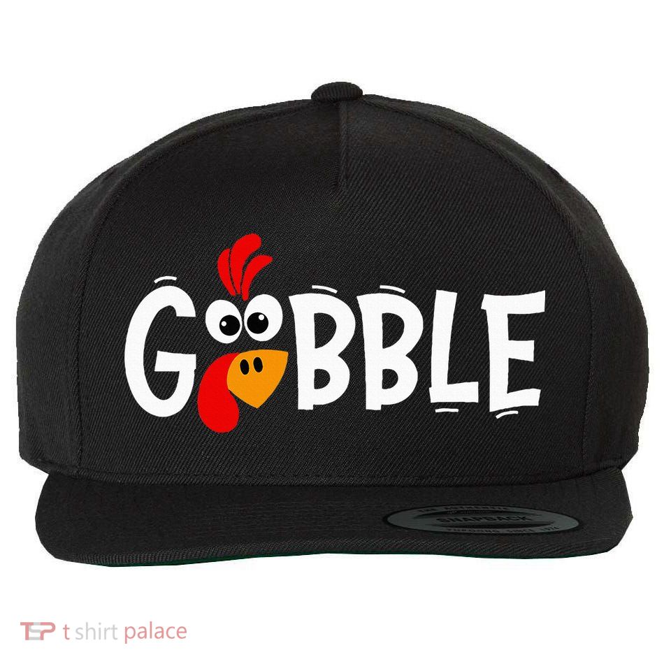 Turkey Trot Hilarious Thanksgiving Gathering Wool Snapback Cap