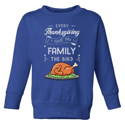 Thanksgiving Turkey Holiday Feast Harvest Blessing Gift Idea Toddler Sweatshirt