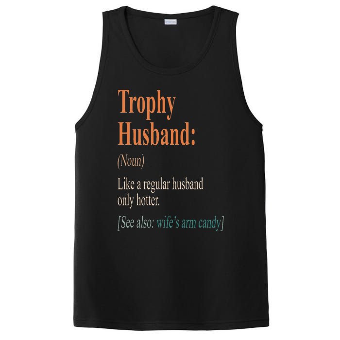 Trophy That Husband Definition Funny Husband Anniversary PosiCharge Competitor Tank