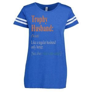 Trophy That Husband Definition Funny Husband Anniversary Enza Ladies Jersey Football T-Shirt