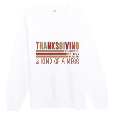 Thanksgiving Premium Crewneck Sweatshirt