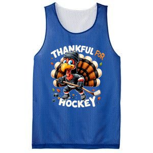 Turkey Thankful Hockey Retro Thanksgiving Hockey Lovers Gift Meaningful Gift Mesh Reversible Basketball Jersey Tank