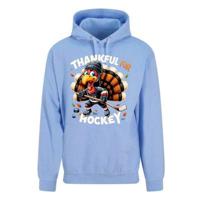 Turkey Thankful Hockey Retro Thanksgiving Hockey Lovers Gift Meaningful Gift Unisex Surf Hoodie