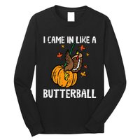 Turkey Trot Hilarious Thanksgiving Costume Long Sleeve Shirt