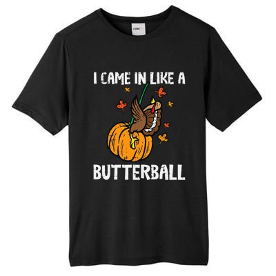 Turkey Trot Hilarious Thanksgiving Costume Tall Fusion ChromaSoft Performance T-Shirt