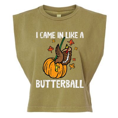 Turkey Trot Hilarious Thanksgiving Costume Garment-Dyed Women's Muscle Tee