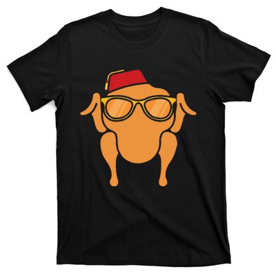 Thanksgiving Turkey Head Funny T-Shirt