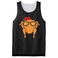 Thanksgiving Turkey Head Funny Mesh Reversible Basketball Jersey Tank