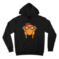 Thanksgiving Turkey Head Funny Tall Hoodie