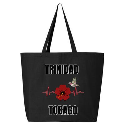Trinidad Tobago Heartbeat Hibiscus 25L Jumbo Tote