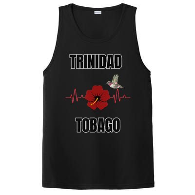 Trinidad Tobago Heartbeat Hibiscus PosiCharge Competitor Tank