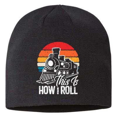 Train This Is How I Roll Train Lover Sustainable Beanie