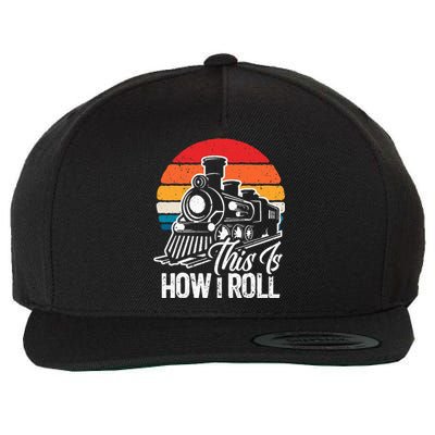 Train This Is How I Roll Train Lover Wool Snapback Cap